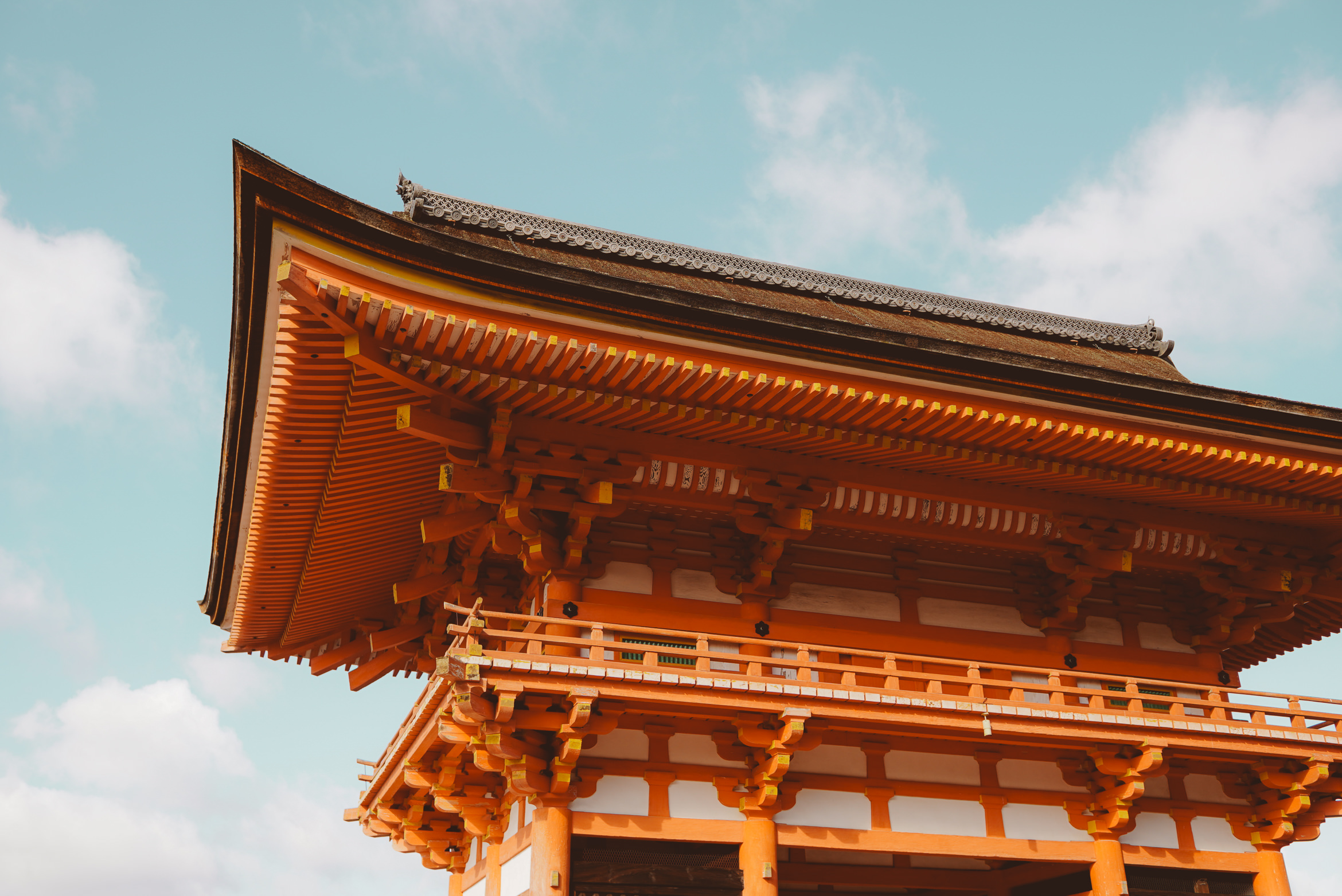 Japan Kyoto kiyomizu-dera arrival