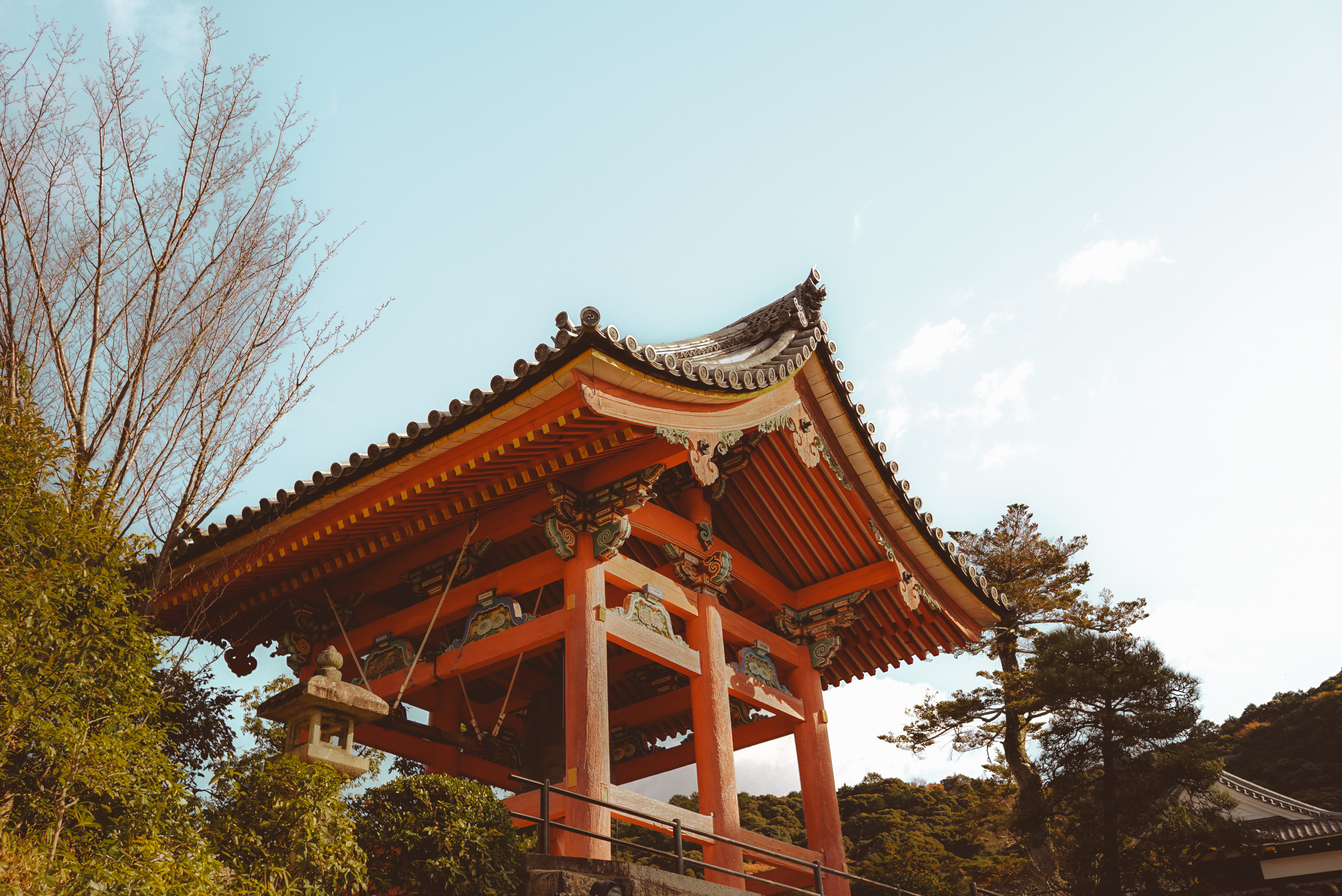 Japan Kyoto kiyomizu-dera arrival