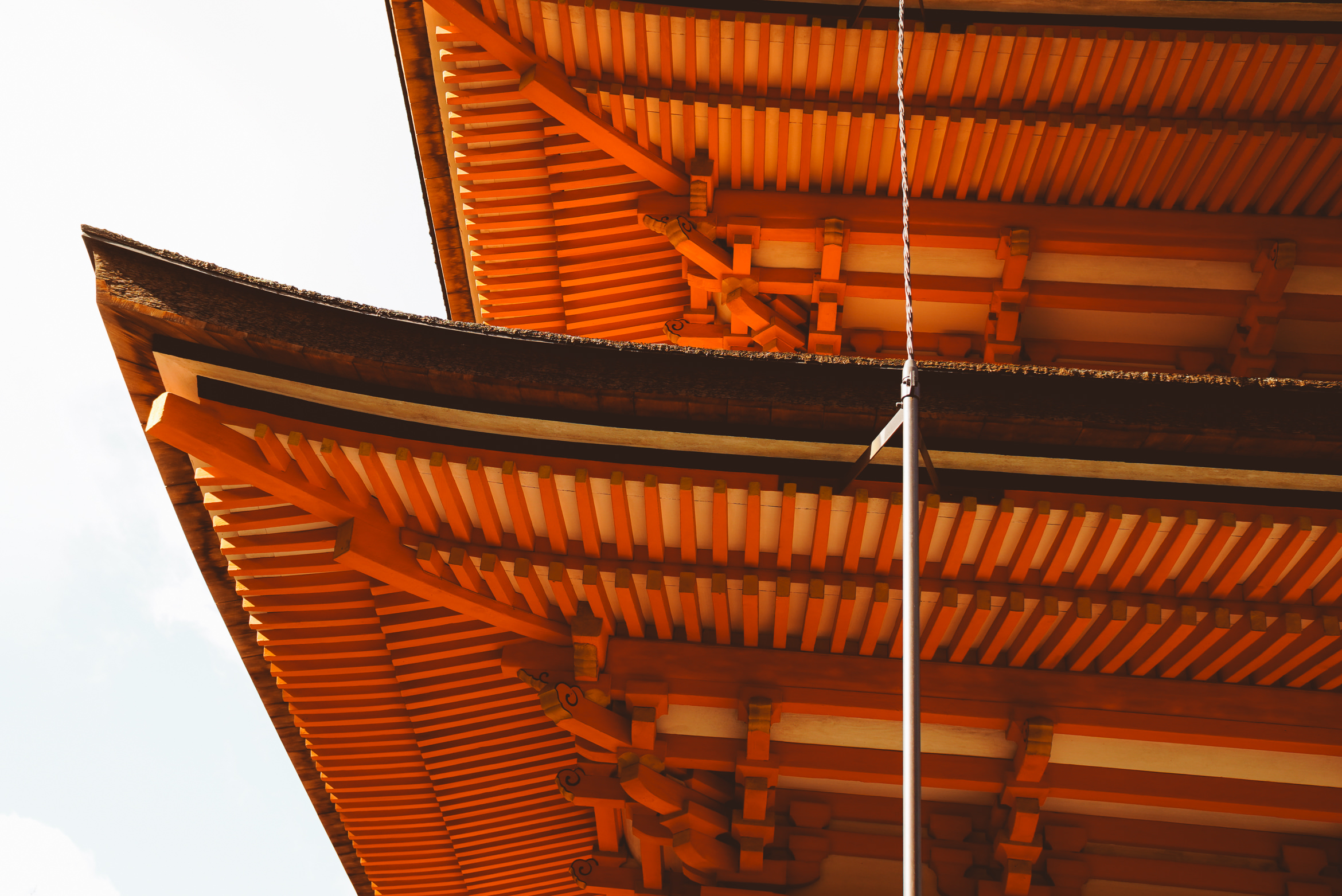 Japan Kyoto temple over the abyss