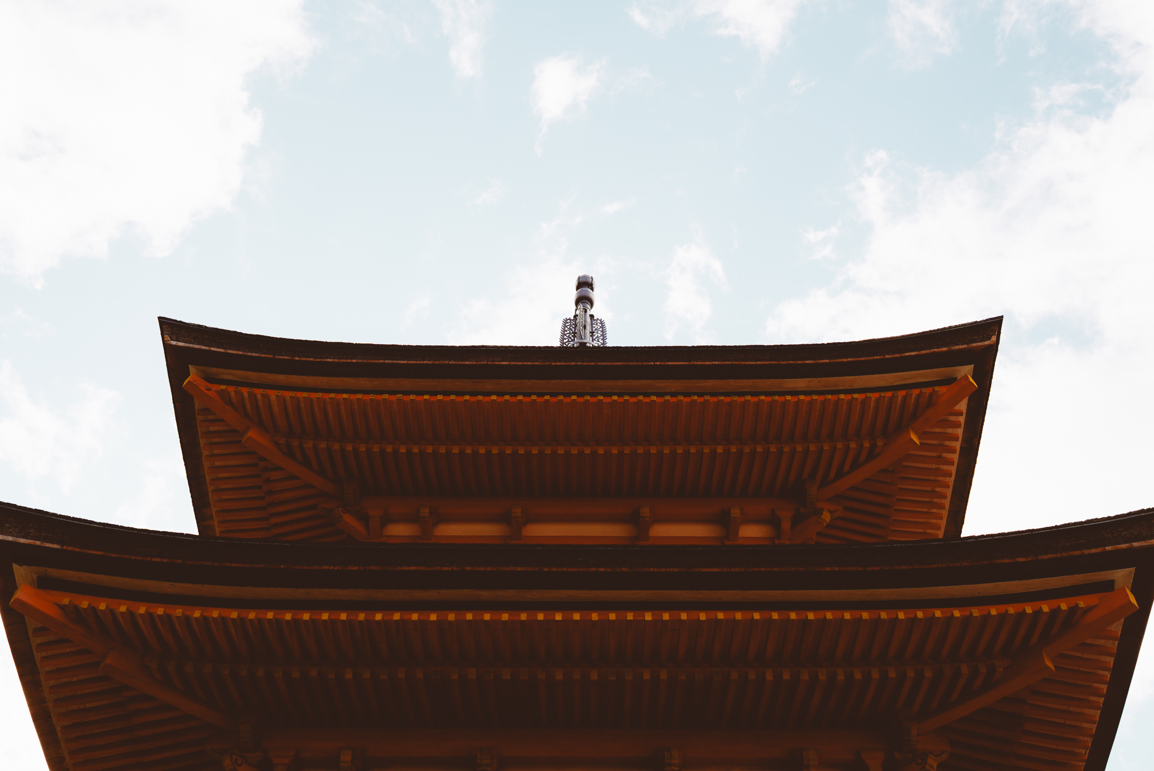 Japan Kyoto temple over the abyss