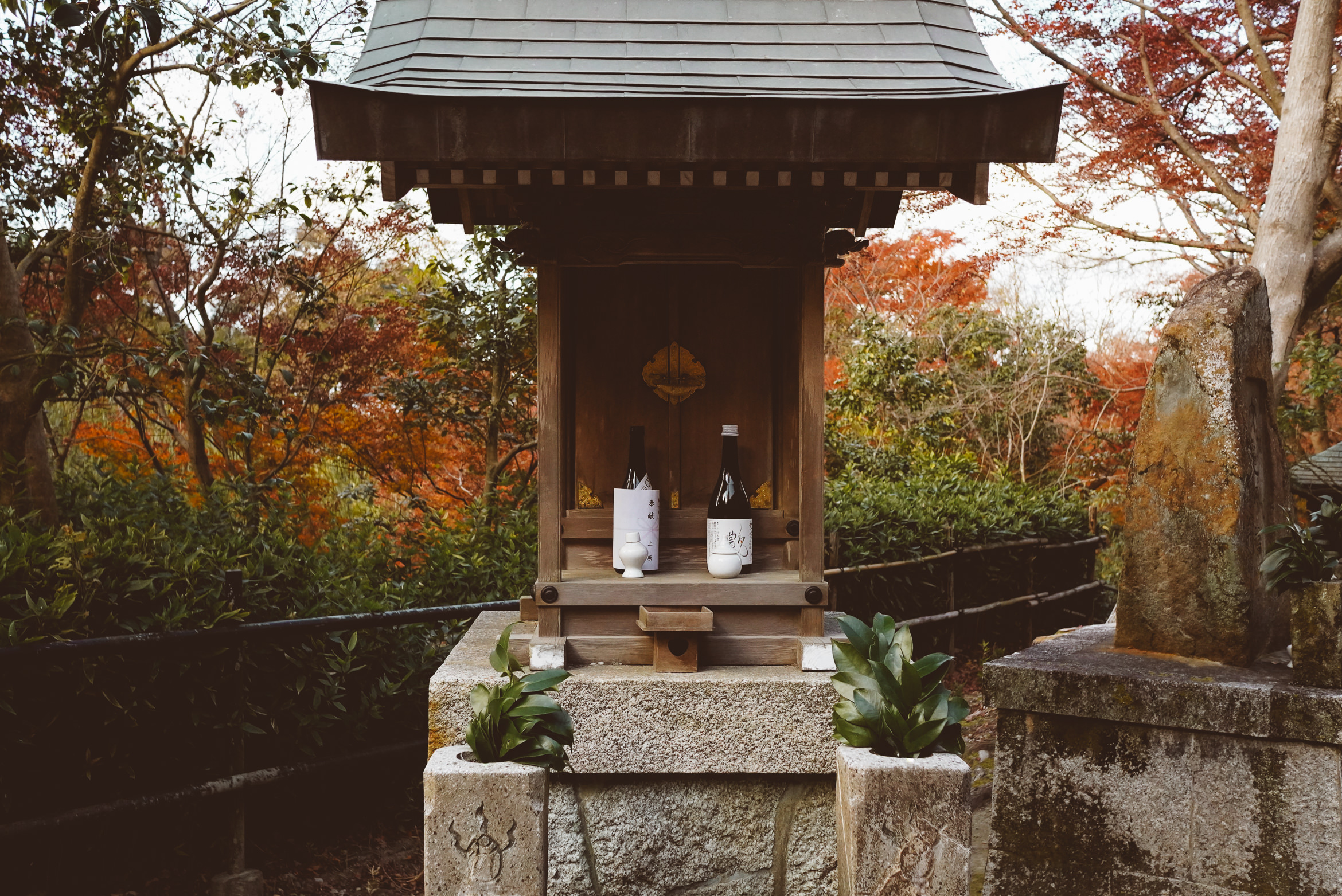 Japan Kyoto temple over the abyss
