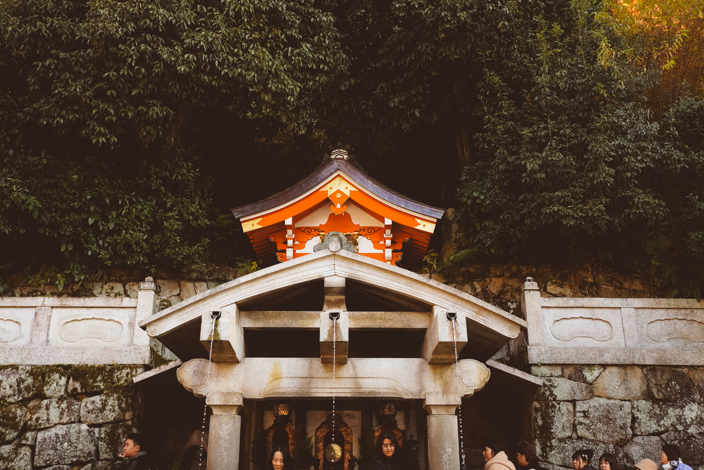 Japan Kyoto temple over the abyss